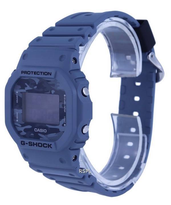 Casio G-Shock Blue Dial Resin 200M DW-5600CA-2 Watch ZetaWatches - DW5600CA-2 Digital Mens