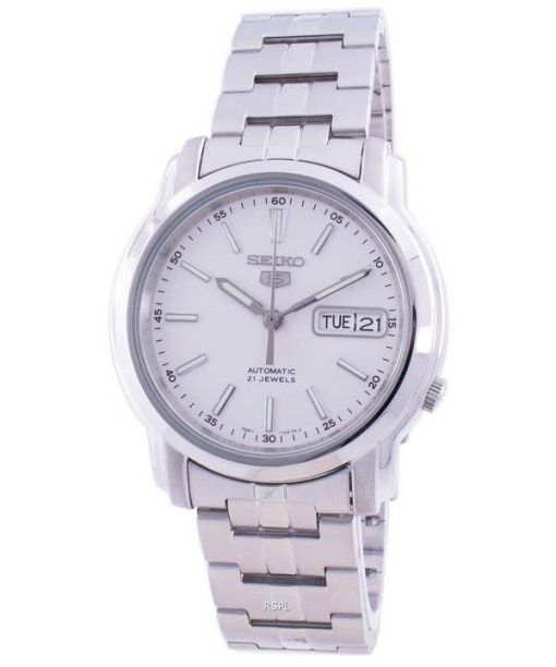 Seiko 5 Automatic White Dial SNKL75 SNKL75K1 SNKL75K Men's Watch