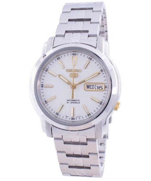 Seiko 5 Automatic White Dial SNKL77 SNKL77K1 SNKL77K Men's Watch