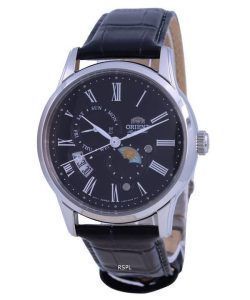 Orient Sun  Moon Black Dial Automatic RA-AK0010B10B Mens Watch