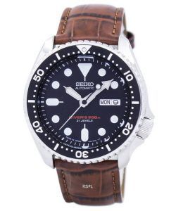 Seiko Automatic Diver's Ratio Brown Leather SKX007J1-LS7 200M Men's Watch