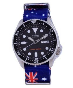 Seiko Automatic Divers Polyester SKX007K1-var-NATO30 200M Mens Watch