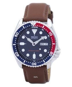 Seiko Automatic Diver's 200M Ratio Brown Leather SKX009K1-LS12 Men's Watch