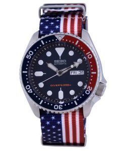 Seiko Automatic Divers Polyester SKX009K1-var-NATO27 200M Mens Watch