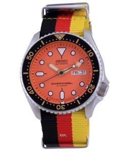 Seiko Automatic Divers Japan Made Polyester SKX011J1-var-NATO26 200M Mens Watch