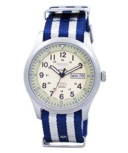 Seiko 5 Sports Military Automatic Japan Made NATO Strap SNZG07J1-NATO2 Men's Watch