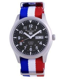 Seiko 5 Sports Military Automatic Polyester SNZG09K1-var-NATO25 100M Mens Watch