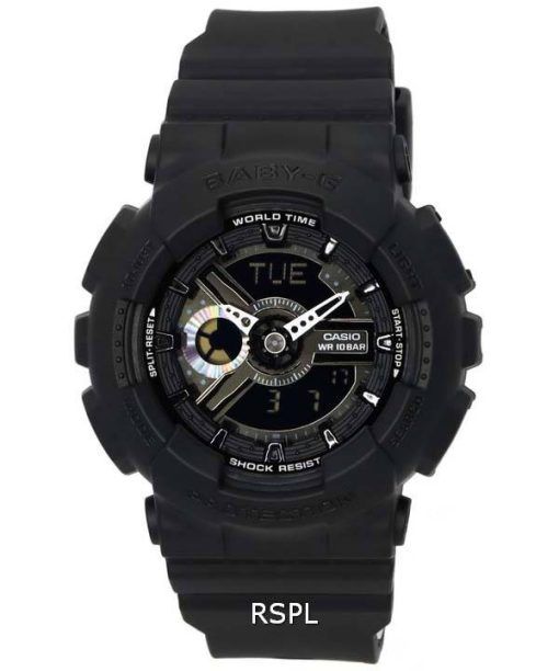 Casio Baby-G Analog Digital Black Dial Quartz BA-110XBC-1A BA110XBC-1 100M Womens Watch