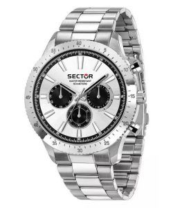 Sector 270 Multifunction Stainless Steel White Dial Quartz R3253578027 Mens Watch