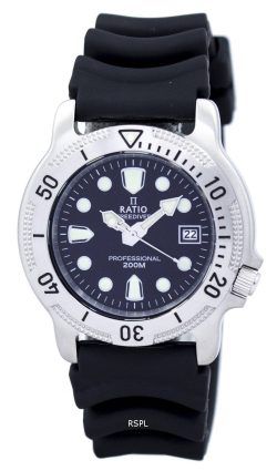 Ratio FreeDiver Professional 200M Sapphire Quartz 22AD202 Men's Watch