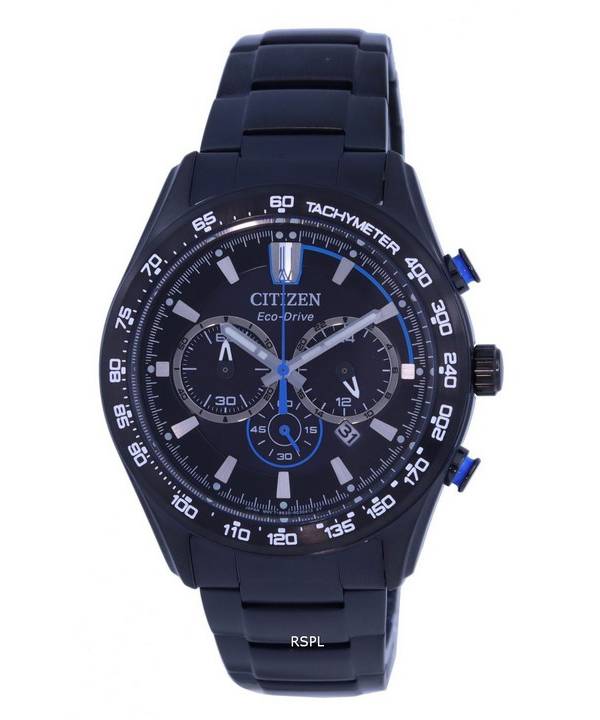 Citizen Aviator Chronograph Black Dial Eco-Drive CA4485-85E 100M