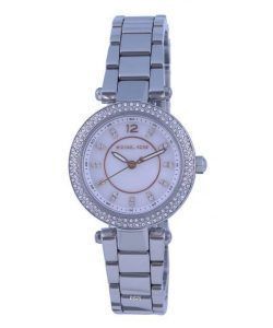 Michael Kors Mini Parker Crystal Accents Silver Dial Quartz MK6932 Women's Watch