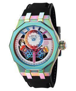 Invicta Specialty Silicone Strap Multicolor Dial Automatic 43199 100M Mens Watch