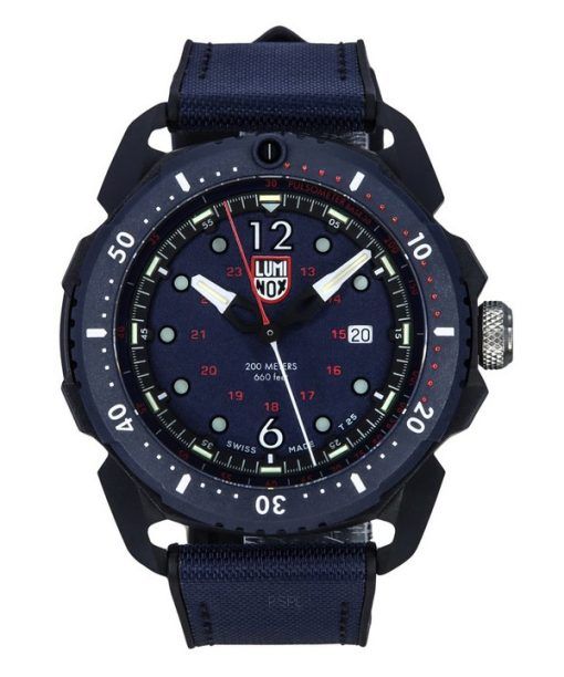 Luminox ICE SAR Arctic Outdoor Adventure Blue Dial Swiss Quartz Divers XL.1053 200M Mens Watch