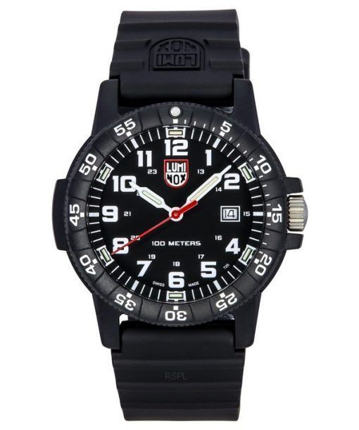 Luminox Leatherback SEA Turtle Giant Polyurethane Strap Black Dial Quartz XS.0321.L 100M Men's Watch