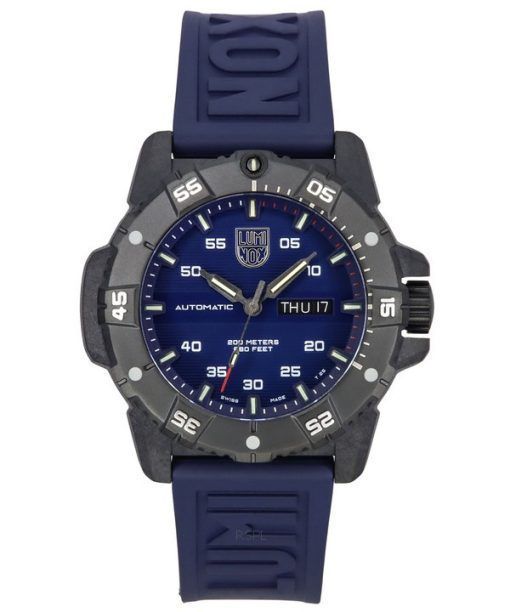 Luminox Master Carbon SEAL Rubber Strap Blue Dial Automatic Diver's XS.3863 200M Men's Watch