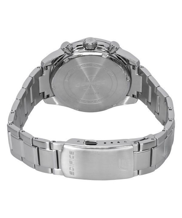 Casio Edifice Standard Black - Mens Chronograph ZetaWatches EFR- Steel Watch 574D-1A Stainless Quartz 100M Dial