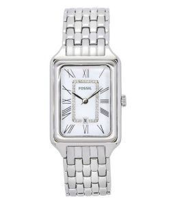 Fossil Raquel Stainless Steel White Mother Of Pearl Dial Quartz ES5306 Women's Watch