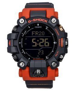 Casio G-Shock Mudman Master Of G-Land Digital Orange And Black Resin Strap Solar GW-9500-1A4 200M Mens Watch