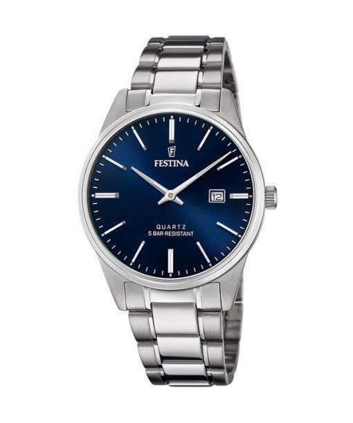 Festina Classics Stainless Steel Blue Dial Quartz F20511-3 Mens Watch