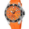 Festina Diver Rubber Strap Orange Dial Quartz F20664-4 200M Mens Watch