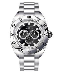 Invicta Venom GMT Stainless Steel Black Dial Quartz 45729 100M Men's Watch