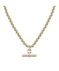 Morellato Abbraccio Gold Tone Stainless Steel Necklace SAUC02 For Women