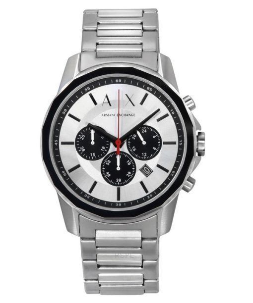 Armani Exchange Chronograph Stainless Steel Silver Dial Quartz AX1742 Men's Watch