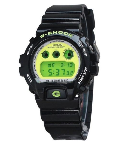 Casio G-Shock Digital Black Bio Based Resin Strap Quartz DW-6900RCS-1 200M Men's Watch