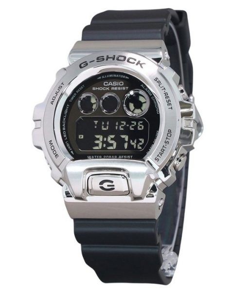 Casio G-Shock Digital Metal Bezel Resin Strap Quartz GM-6900U-1 200M Men's Watch