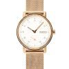 Skagen Kuppel Lille Rose Gold Stainless Steel White Dial Quartz SKW3099 Womens Watch