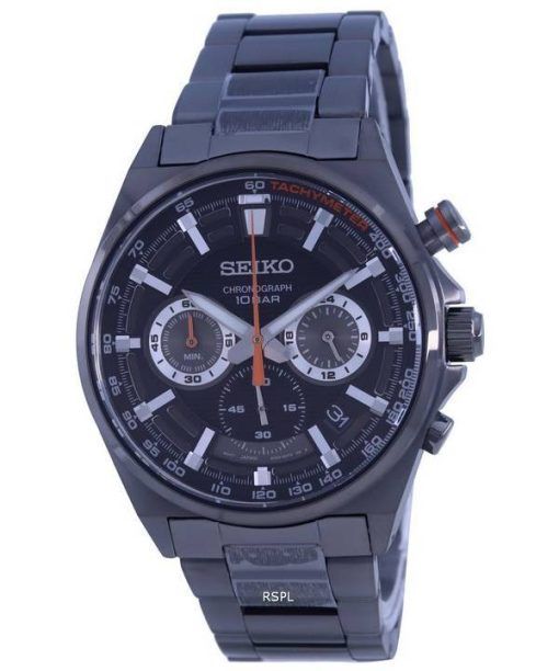 Seiko Neo Sports Chronograph Black Dial Quartz SSB399 SSB399P1 SSB399P 100M Men's Watch