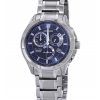 Citizen Eco-Drive Perpetual GMT Stainless Steel Blue Dial BL8160-58L 100M Men's Watch