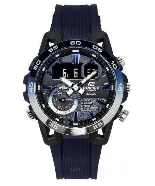 Casio Edifice Sospensione Nighttime Drive Analog Digital Smartphone Link Quartz ECB-40NP-1A 100M Men's Watch