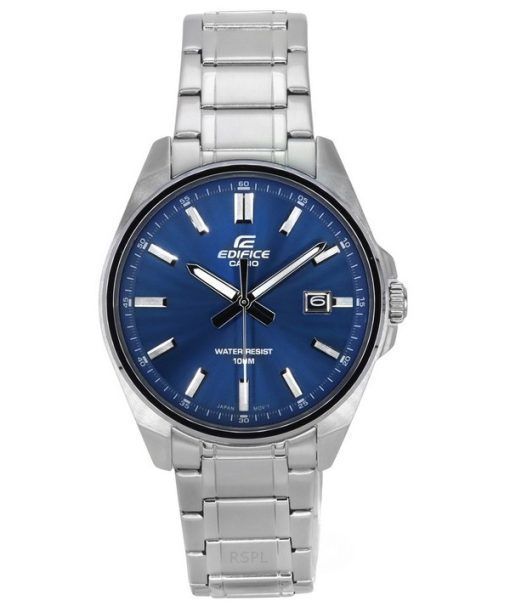 Casio Edifice Analog Stainless Steel Blue Dial Quartz EFV-150D-2A 100M Men's Watch