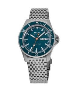 Mido Ocean Star Tribute Special Edition Blue Dial Automatic Diver's M026.830.11.041.00 200M Men's Watch With Gift Set