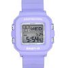 Casio Baby-G Plus Digital 30th Anniversary Purple Resin Strap Quartz BGD-10K-6 100M Women's Watch With Special Holder