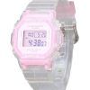 Casio Baby-G Digital Summer Jelly Transparent Pink Resin Strap Quartz BGD-565SJ-7 100M Women's Watch