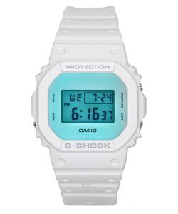 Casio G-Shock Digital White Resin Strap Quartz DW-5600TL-7 200M Men's Watch