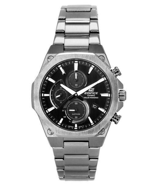 Casio Edifice Slim Line Chronograph With Sapphire Crystal Analog Grey Dial Solar EFS-S570DC-1A 100M Men's Watch