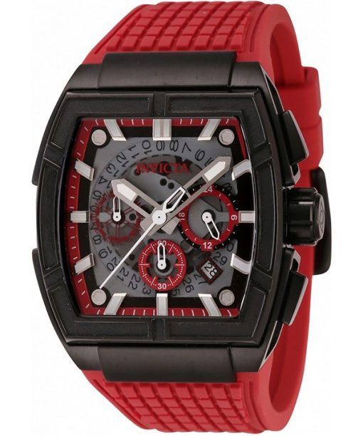 Invicta S1 Rally Gravity Defier Chronograph Multifunction Red Skeleton Dial Quartz 44887 100M Men's Watch