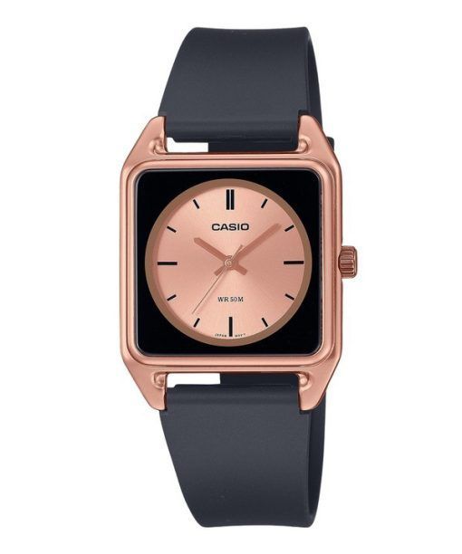 Casio Standard Analog Resin Strap Rose Gold Dial Quartz MTP-B170-5EV Men's Watch