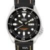 Seiko Automatic Diver's Ratio Black Leather SKX007J1-LS2 200M Men's Watch