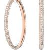 Swarovski Dextera Hoop Rose Gold-Tone Earrings 5383938 For Women