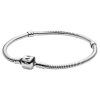 Pandora Moment Iconic Sterling Silver Charm Bracelet 590702HV-16 For Women