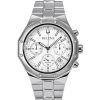 Bulova Classic Precisionist Chronograph Stainless Steel Silver Dial Quartz 96B408 100M Mens Watch