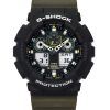 Casio G-Shock Analog Digital Resin Strap Black Dial Quartz GA-100TU-1A3 200M Men's Watch