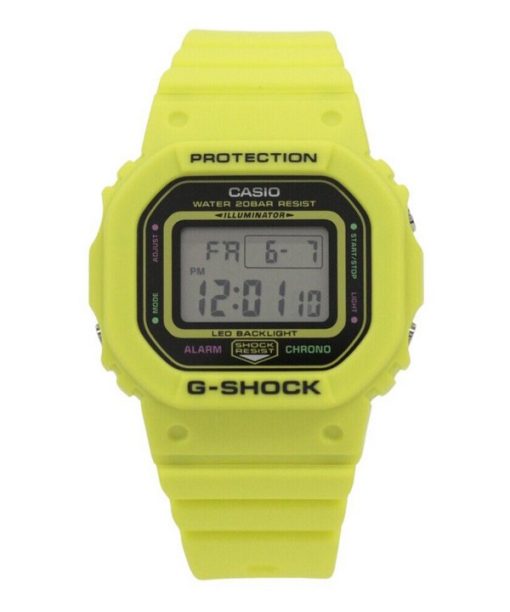 Casio G-Shock Energy Pack Series Digital Yellow Bio Based Resin Strap Quartz GMD-S5600EP-9 200M Women's Watch