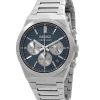 Seiko Sport Chronograph Stainless Steel Blue Dial Quartz SSB453P1 100M Men's Watch