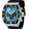 Invicta Pro Diver Chronograph Silicone Strap Turquoise Dial Quartz 47285 100M Mens Watch